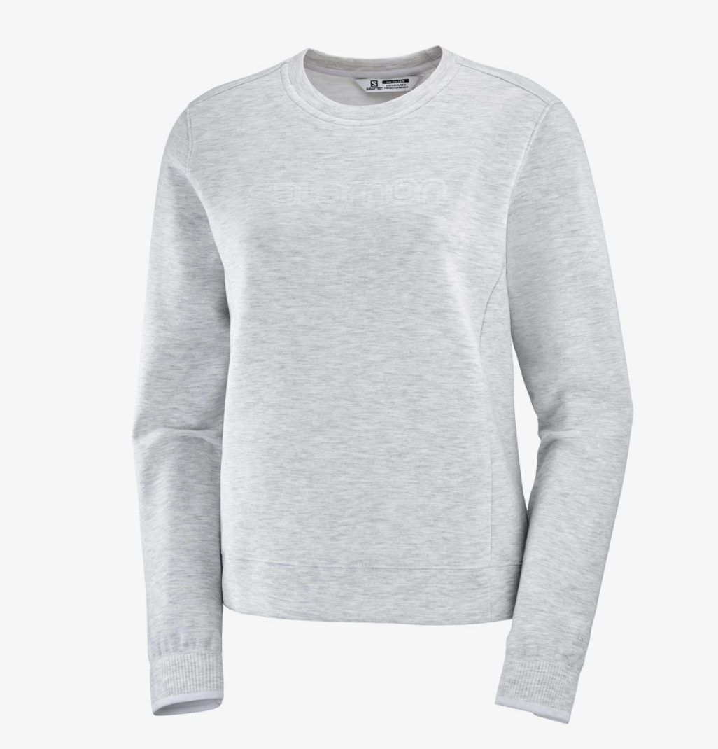 2021 Salomon Women's Essential Crew Neck Pullover Sweatshirt Medium