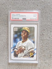 Roberto Clemente - Pittsburgh Pirates - Carta Topps 2021 - PSA Grado 9
