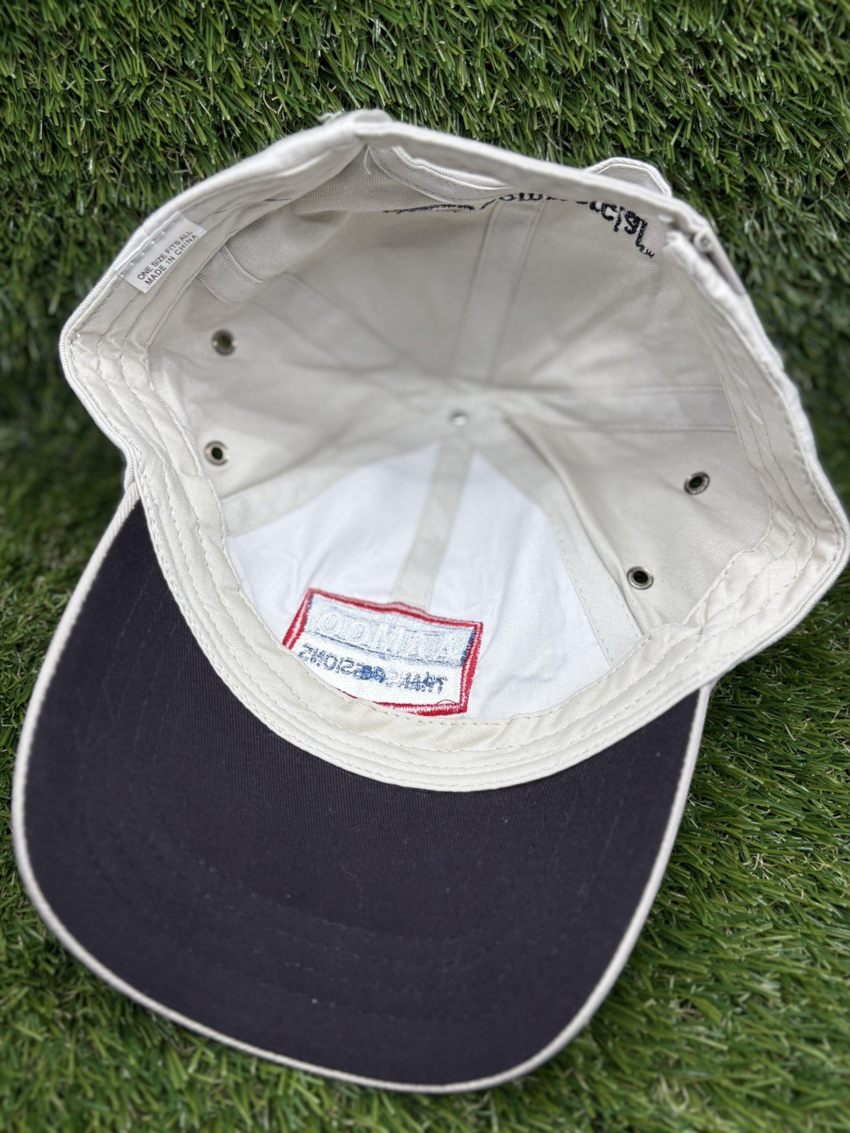 AAMCO Transmissions Adjustable Baseball Cap Beige… - image 5