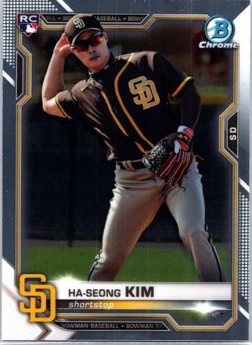 2021 Bowman Chrome #97 Ha-Seong Kim San Diego Padres