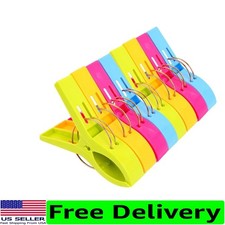 Durable Multi-Purpose Clips - 8 Pack Beach Towel Holders for Active Lifestyles