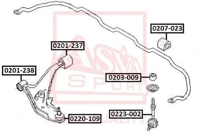 FEBEST 1995-1999 Nissan Maxima Ball Joint Front Lower Arm 0220-109