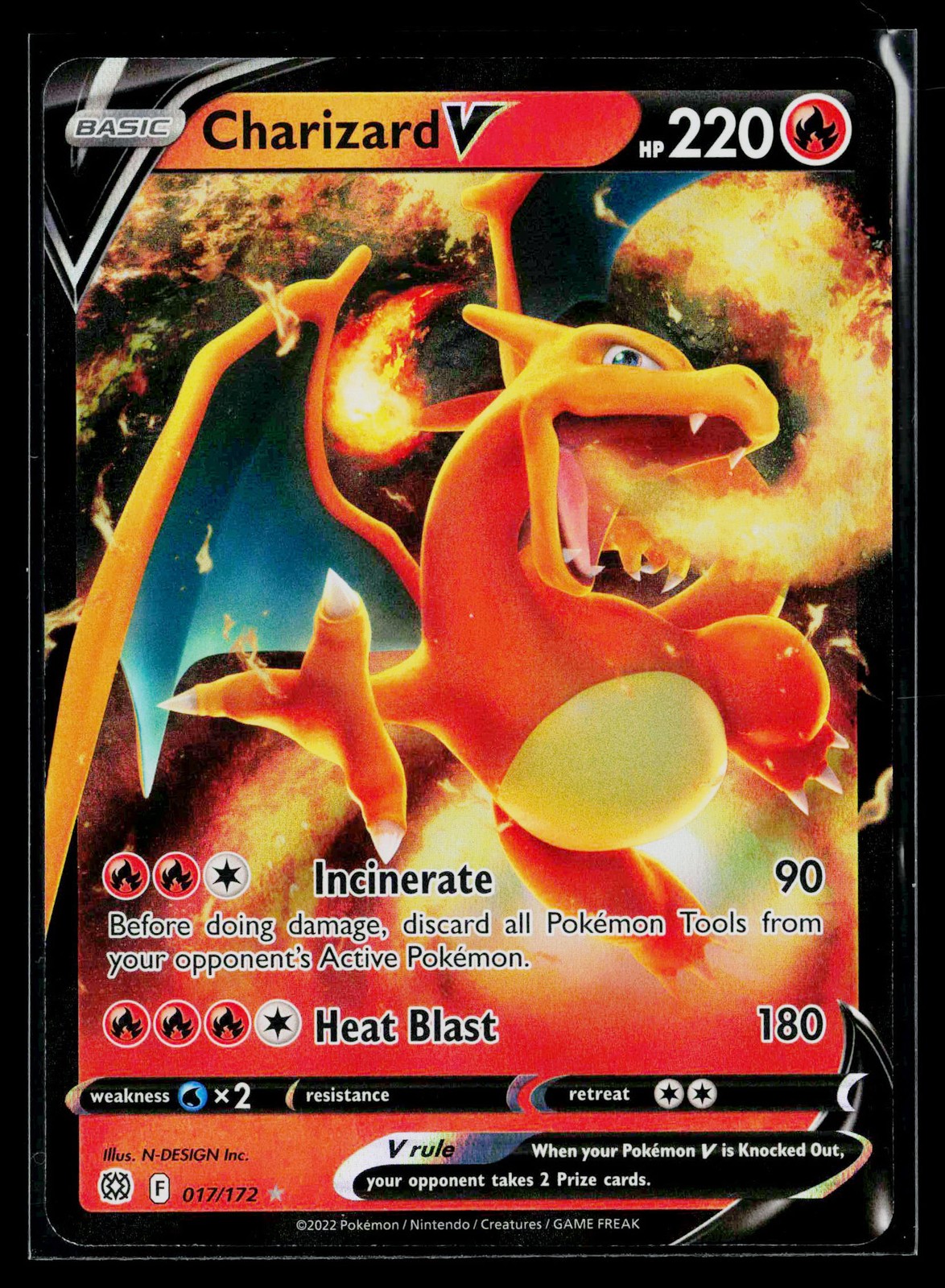 Charizard V Holofoil EN [SWSH09 - 017/172] NM