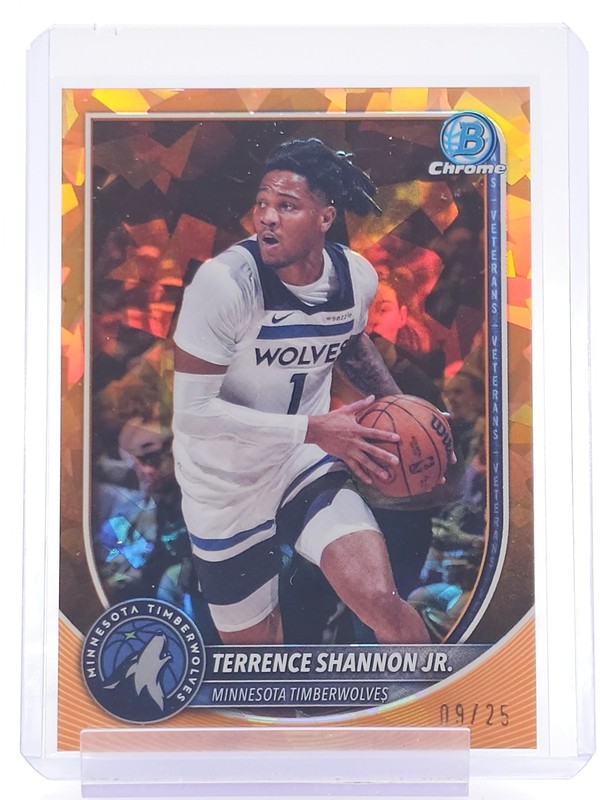 TERRENCE SHANNON JR 2025-26 BOWMAN CHROME ORANGE SAPPHIRE /25 Q2045