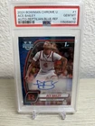 2024-25 Bowman University Chrome - Chrome Auto Ace Bailey Autographs /150 PSA 10