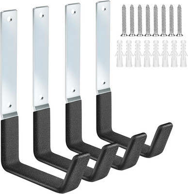 Ladder Hangers for Garage Wall Garage Hooks Heavy Duty Wall Hooks Set of 4 Tool