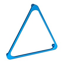 Aluminum Alloy Pool Ball Rack Billiard Ball Triangle Rack for 2-1/4" Pool Blue
