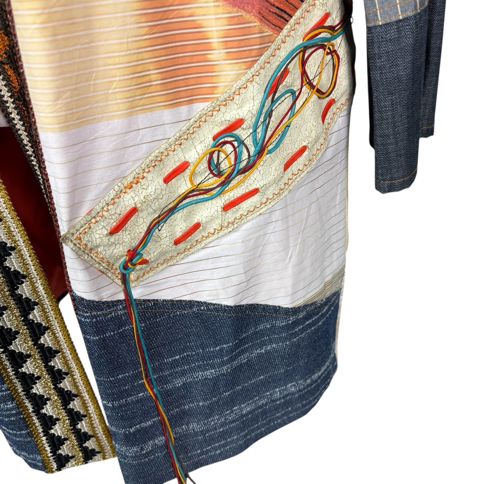 Save The Queen Multicolor Patchwork Jacket Blazer… - image 5