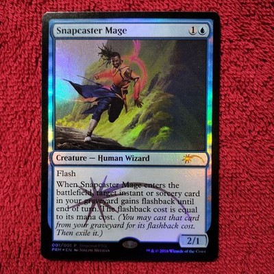 Snapcaster Mage MTG RPTQ Promo Foil Meteor Mark English Card