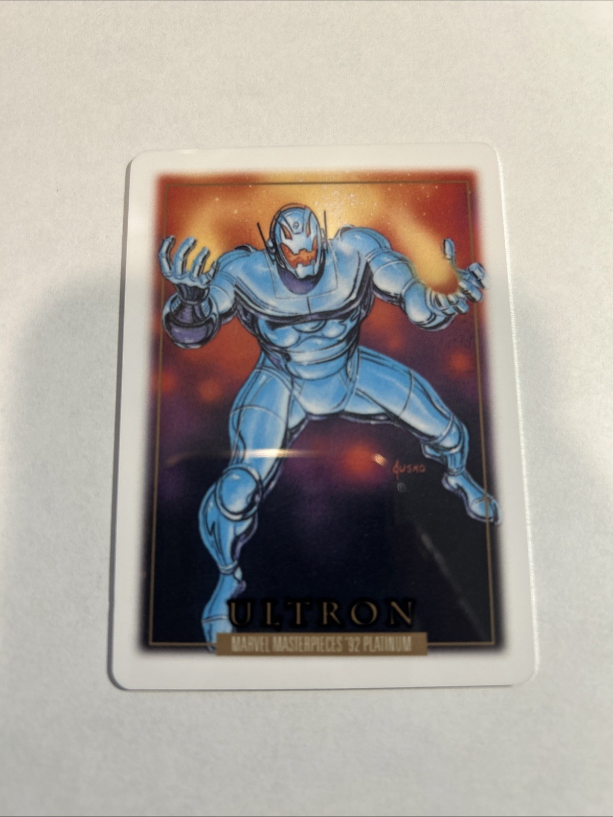 Ultron #55 Marvel 2023 Masterpieces Metallurgy trading card — raw and PSA graded price guide
