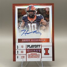 2017 Panini Contenders Draft Picks Playoff Ticket #283 Hardy Nickerson /15 AUTO
