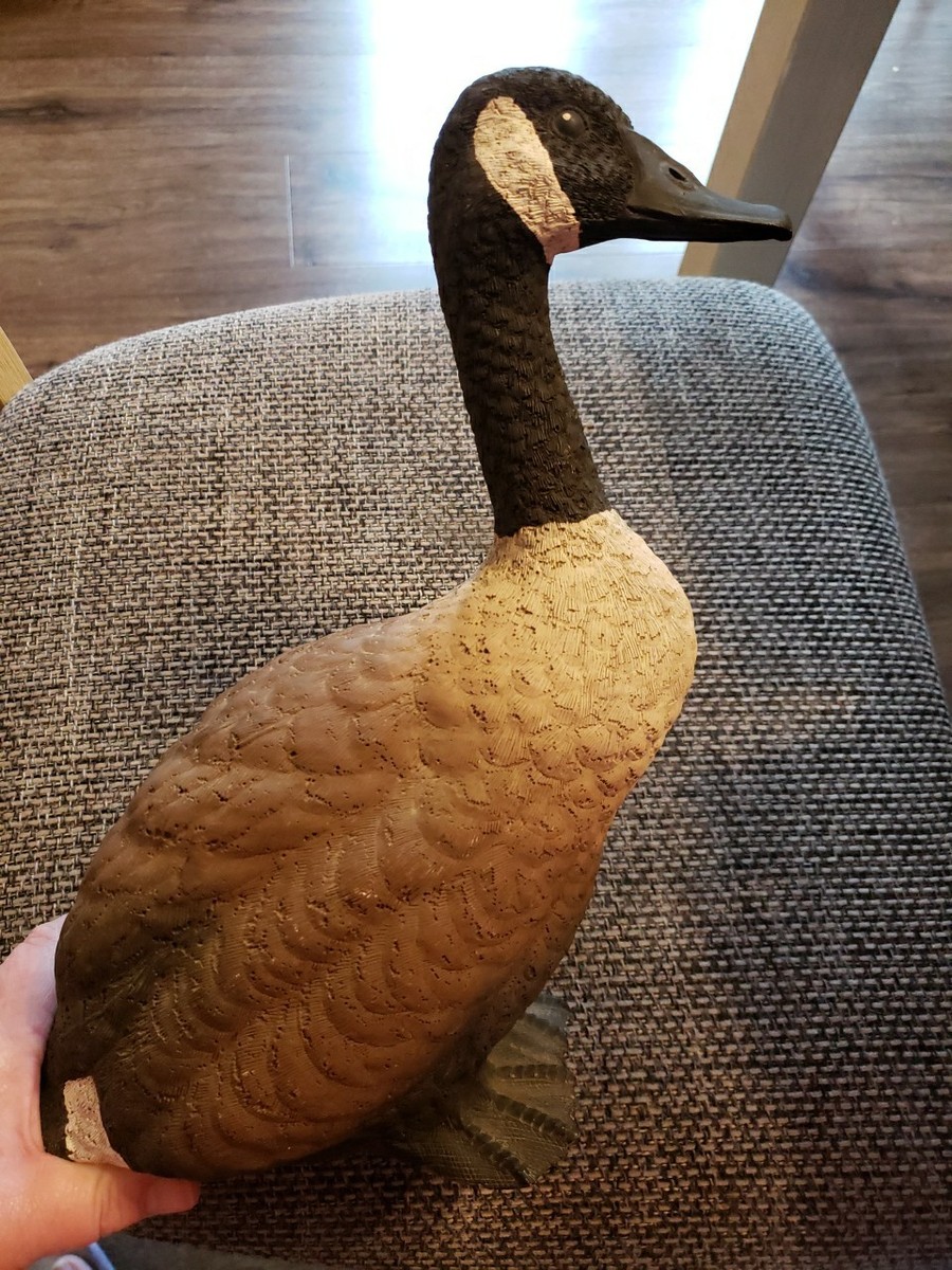 Talton 1986 BA-04 Canadian Goose Decoy B Ackiss Wildlife Decor | eBay
