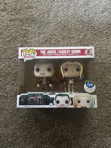 Funko Pop! Suicide Squad Series - The Joker & Harley Quinn Vinyl Figures 2 Pack 
