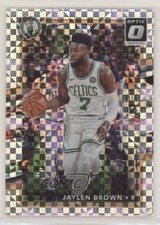 2017-18 Panini Donruss Optic Checkerboard Prizm Jaylen Brown #6 0b0