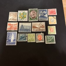 15 starych znaczków Islandii używanych - partia A-82991