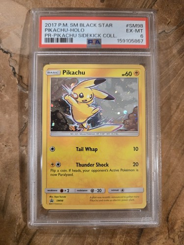 Pikachu graded PSA 6 for sale on eBay