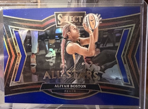 2025 Panini Select WNBA Aliyah Boston All-Stars Blue Prizm /49 #9 Fever