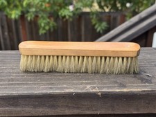 Vintage Horsehair Soft Bristle Shoe Shine Brush Rare Antique 6-3/8"