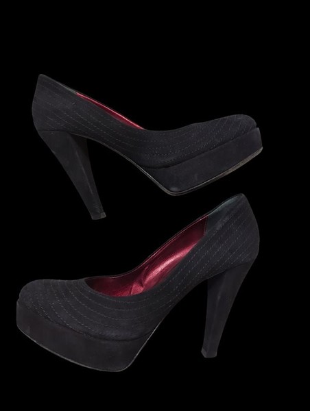 Women Loriblu Heels Black Suede 36.5