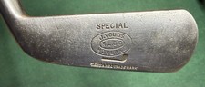 Vintage Hickory Wood Shaft Tom Stewart Putter Made In St Andrew  s Scotland, RLGC