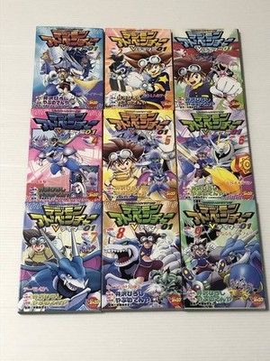 Digimon Adventure V-Tamer Manga Komplettset Bd. 1 9 Japanische Comics Selten
