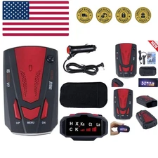 Car Radar Detector, Laser Radar Detectors, 360° GPS Speed Police Safe 16 Band...