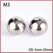 M3 304 Stainless Steel Ball Blind Half Hole Female Thread Steel Ball 5mm-50mm