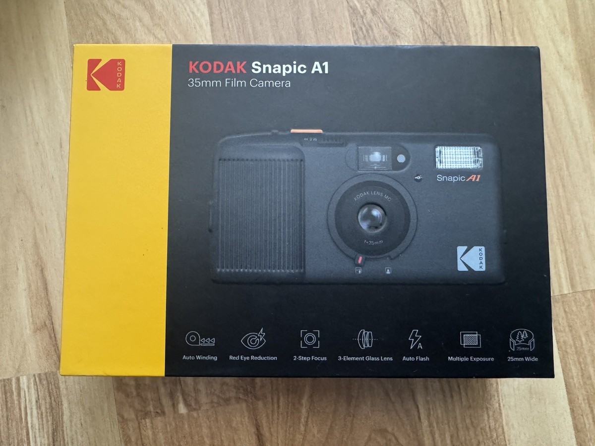 Kodak Snapic A1 35mm Reusable Film Camera (Grey) - New Open Box | eBay