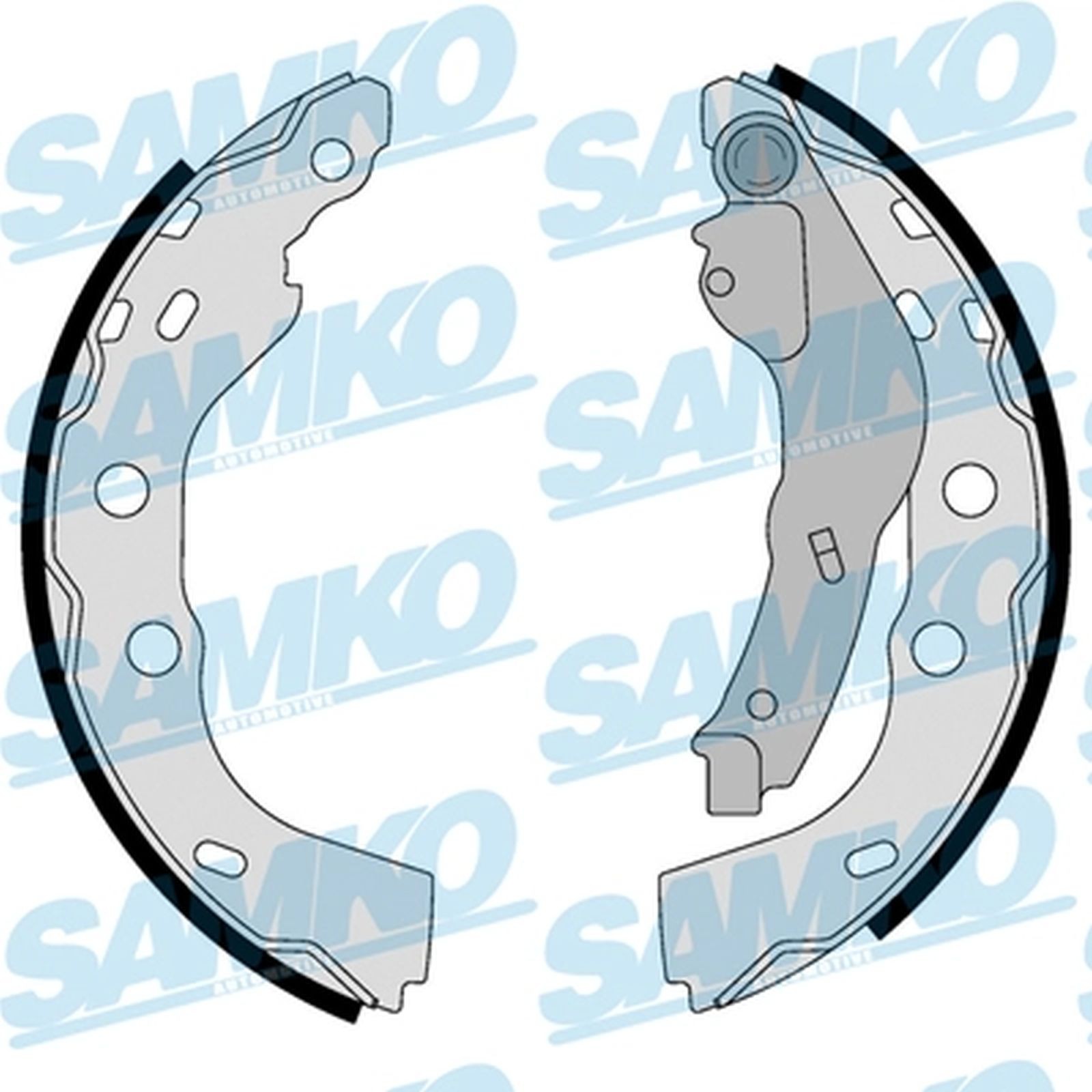 ORIGINAL® SAMKO Bremsbackensatz Hinten für Suzuki SWIFT II Schrägheck SWIFT
