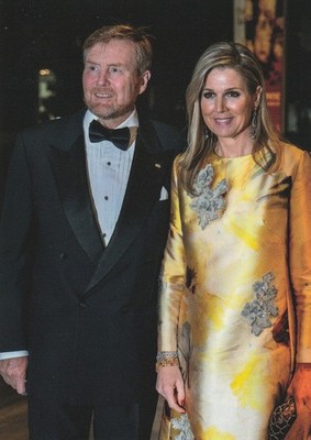 **ORIGINAL POSTCARD-2025**KÖNIGIN MAXIMA-KÖNIG WILLEM-ALEXANDER-ORANJE-ADEL