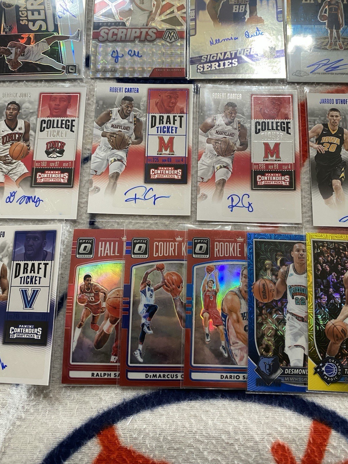 LARGE NBA VETERANS HOF INSERTS AUTO PATCH ROOKIE BULK LOT! PLEASE SEE/READ! view 21