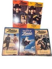 The Sign of Zorro Bundle Lot Of 5 VHS - Walt Disney Home Video Guy Williams