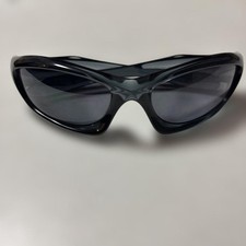 OAKLEY Monster Dog Sunglasses Clear Black Blue Polarized Lens