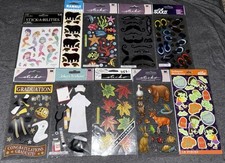 10 Packs Sticker Lot Stickers Mermaids Bears Wildlife Sea Life Mustache Zombies