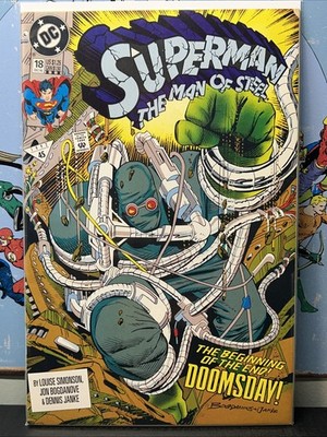 SUPERMAN MAN OF STEEL #18 DC COMICS 1992 FIRST APPOF DOOMSDAY 1st Print  