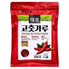 Taekyung Red Pepper Powder Coarse Spicy Chilli Flakes 454g (Pack of 1)
