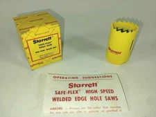 Starrett 1-5/16" Hole Saw Blade NEW Safe Flex NOS USA 