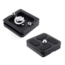 Dslr Camera Bracket Base Plate Quick Release Plate Adapter Mounting Tripod 1/4in
