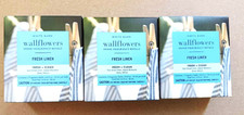 Bath and Body Works Fresh Linen Wallflowers Refills - 3 Pack 6 Bulbs New 