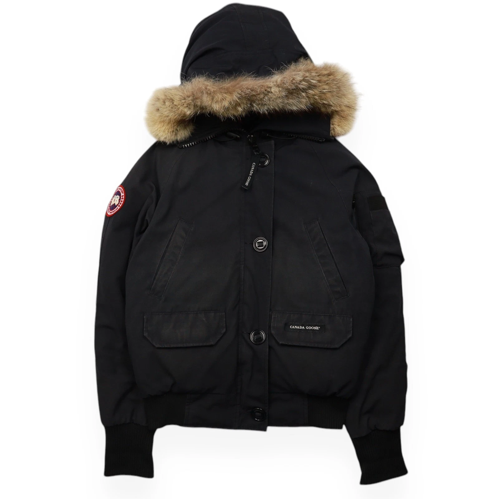 Giacca Bomber Canada Goose Chilliwack Taglia XS Donna Nero