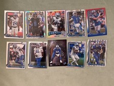2025 Topps Chrome Football Detroit Lions Lot - Refractors and Inserts