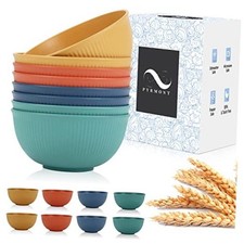 Unbreakable Cereal Bowl 26 OZ Alternative Plastic Bowls 26 Oz Colorful