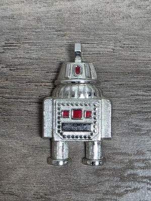 Avon Galactic Robot Android Pendant ONLY 1979 R5D4 Star Wars Silver Tone VTG