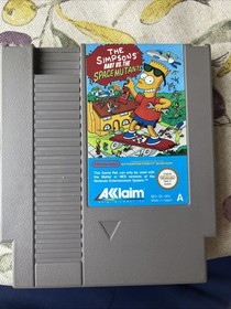 The Simpsons : Bart Vs. The Space Mutants Nintendo NES Cartridge PAL 
