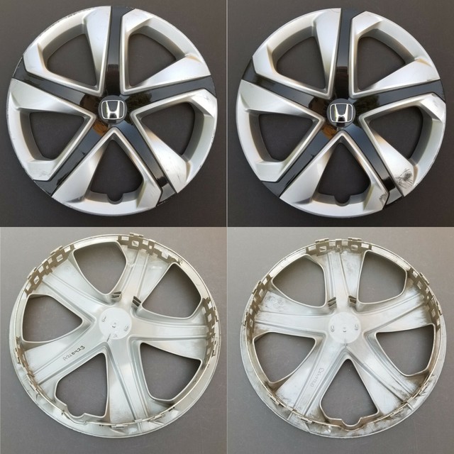Pair Of Two Wheel Covers Hubcaps 20162018 Honda Civic 16" OEM 55099