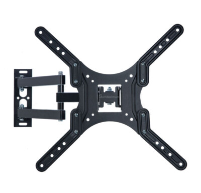 Adjustable TV Wall Mount - 23 24 27 32 37 42 47 50 55'' Tilt/Swivel VESA Bracket