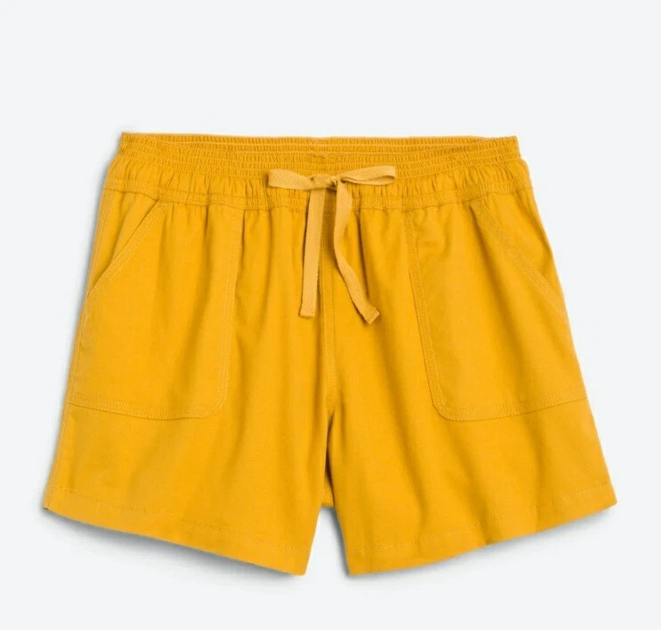 Womens mustard cheap shorts