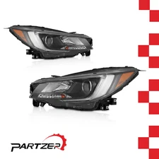 Pair For 2018-2019 Subaru Legacy/Outback Halogen Headlight w/bulbs Left Right