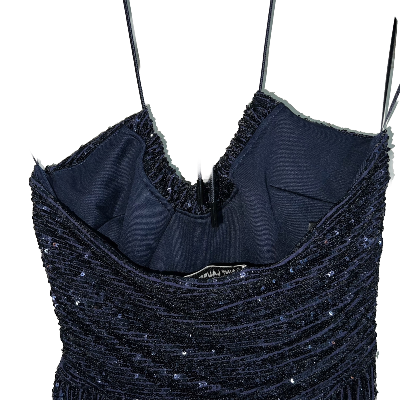 Mini abito con paillettes Saint Laurent taglia XL