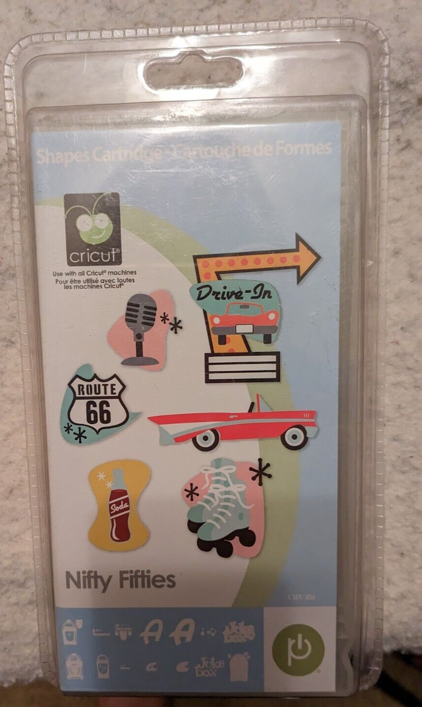Cricut Cartridge 2000586 Nifty Fifties New Sealed eBay